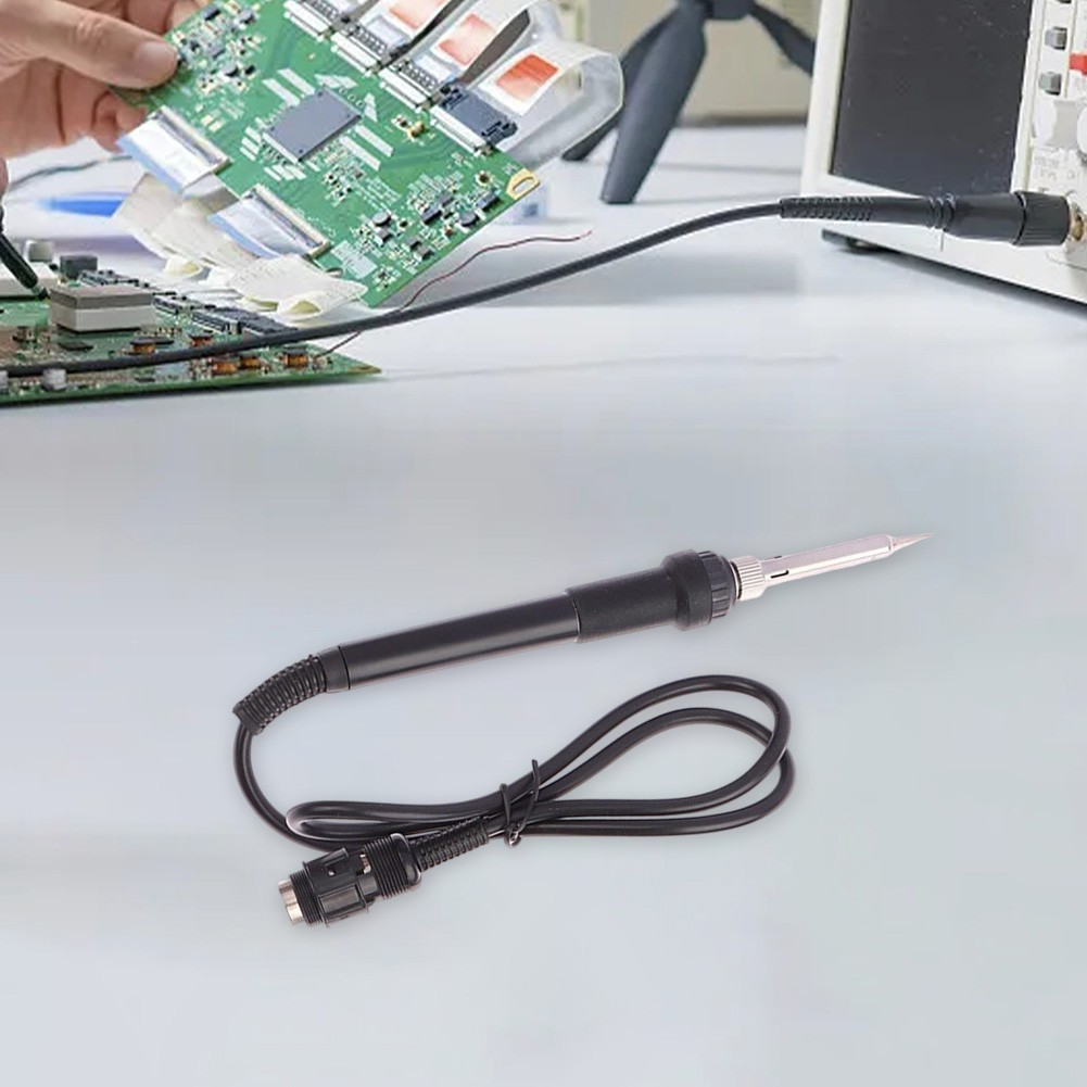 5 Pin Electric Soldering Iron Handle Compatible with For 852D Plus 853D 878AD
