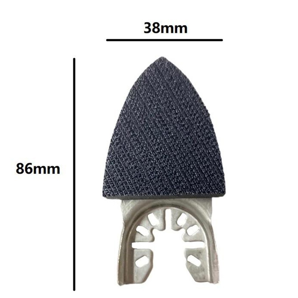 1/2pcs Triangular Sand Disc Sandpaper Pad Oscillating Tool Sanding Disc