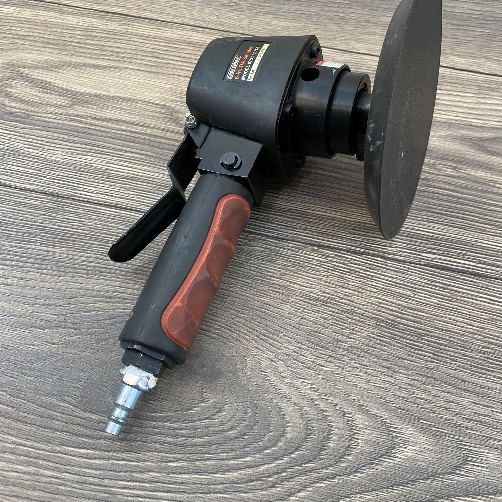 Craftsman 6 in. Dual Action Air Disc Sander 10000 rpm. Used