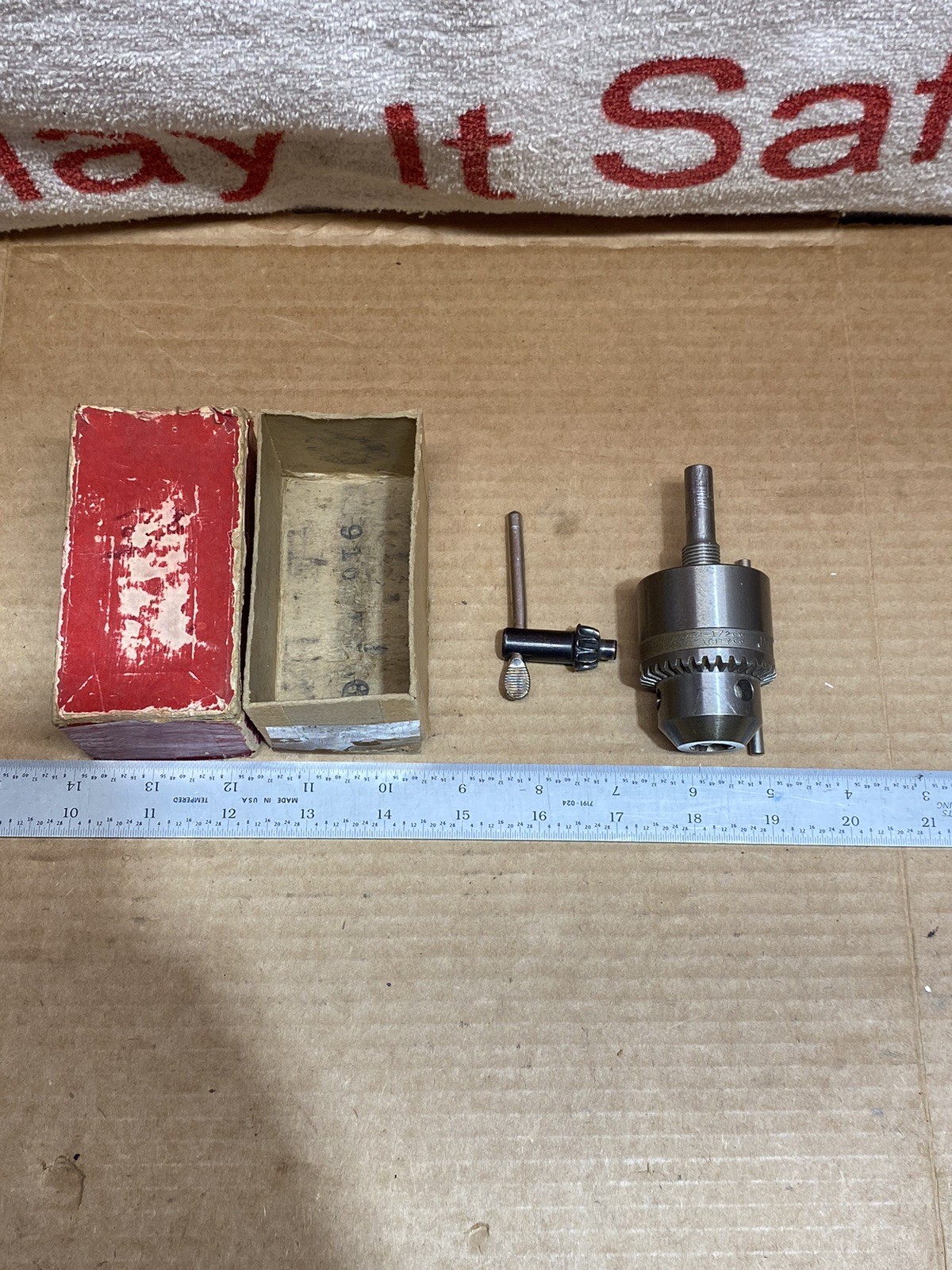 Jacobs Multi-Craft Drill Chuck & Key MC8K64 5/8&Prime; Bore