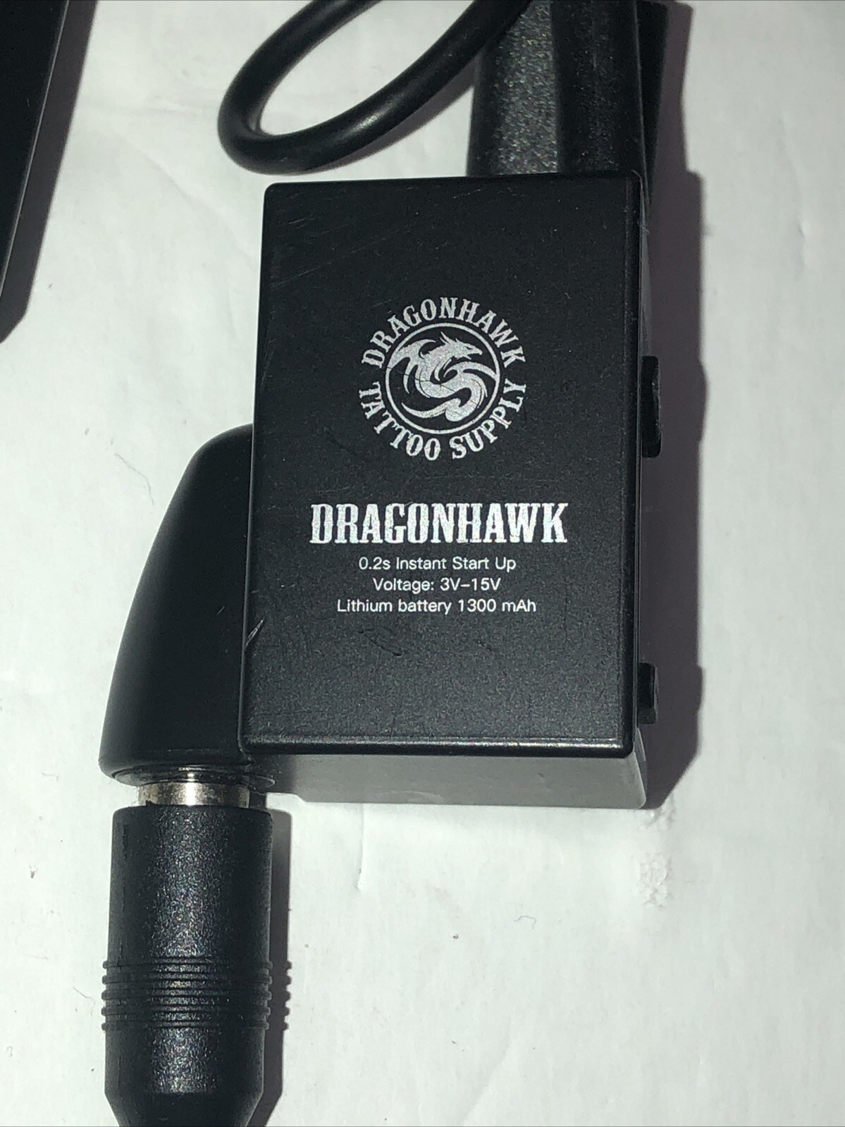 Dragonhawk B1 Wireless Tattoo Battery Power Supply Lightweight Small Lcd RCA