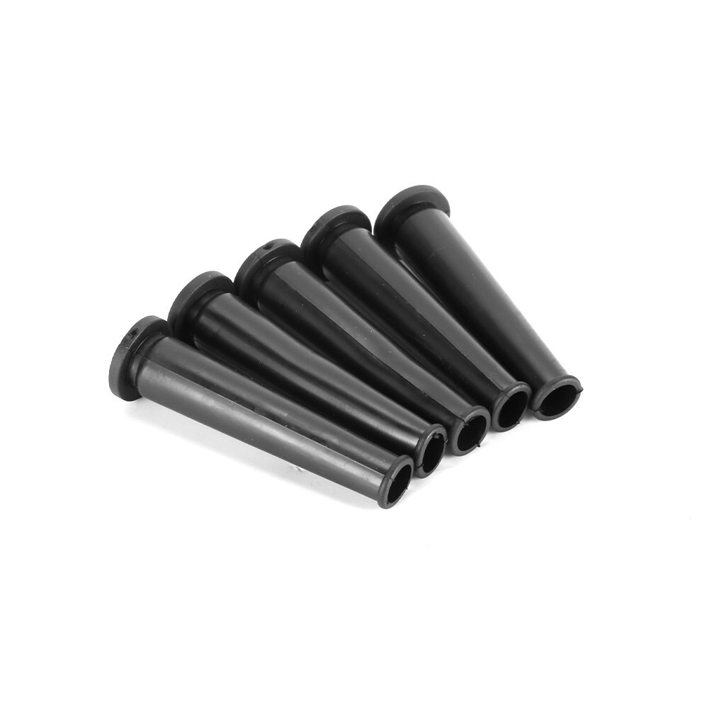 5x Black Rubber Wire Protector Cable Sleeve Boot Cover Fit For Angle Grinder # #