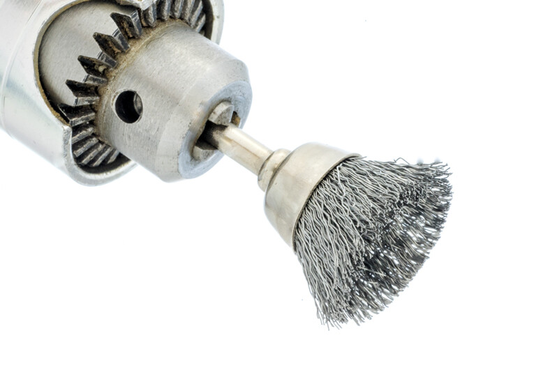 12pc 3/4&Prime; Stainless Steel Wire Cup Brushes Polishing Grinding Dremel Rotary Tool