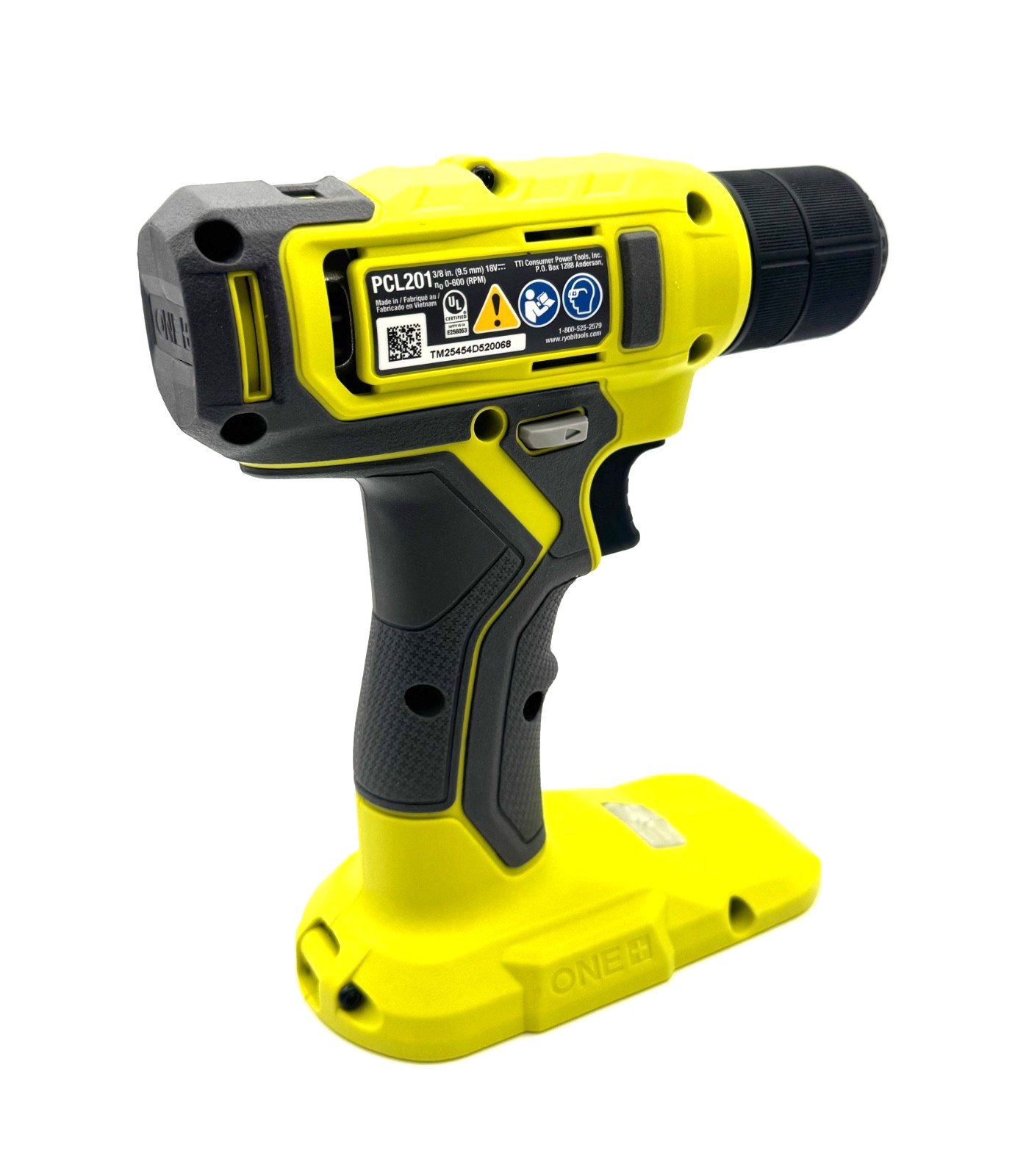 Ryobi 18 V Cordless 3/8 in Drill/Driver w/Charger Tool Only No Battery PCL201