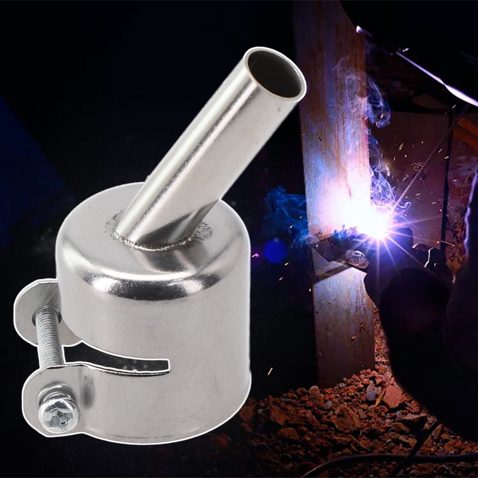 45 Degree Curved Angle Welding-Nozzle For 850-Series Hot Air Rework Station