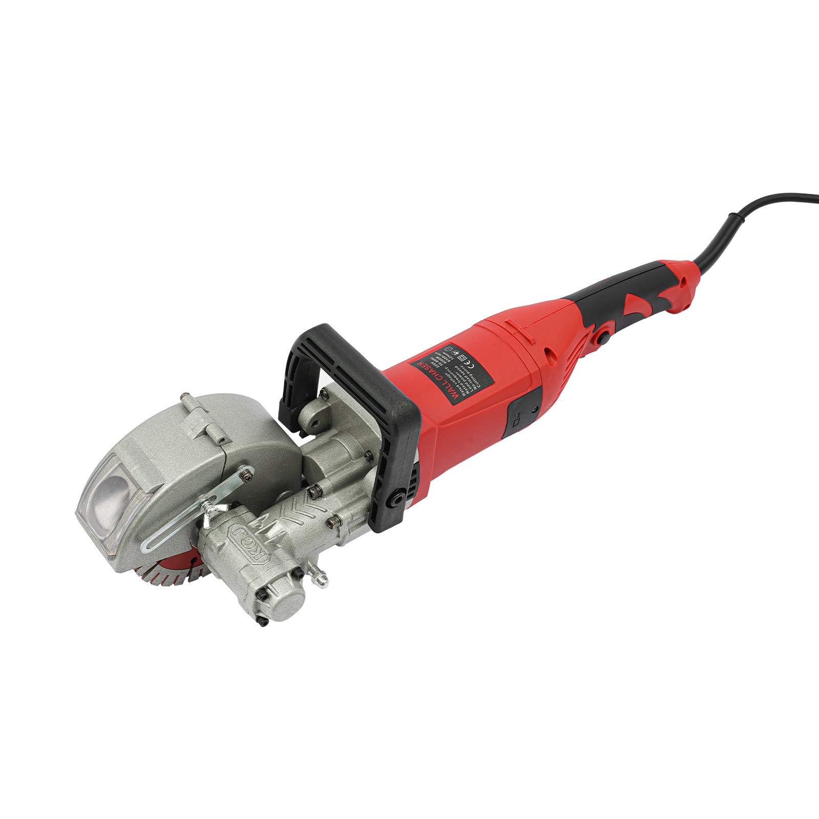 Electric Wall Groove Cutting Machine Concrete Wall Grooving Chaser w/5 Saw Blade