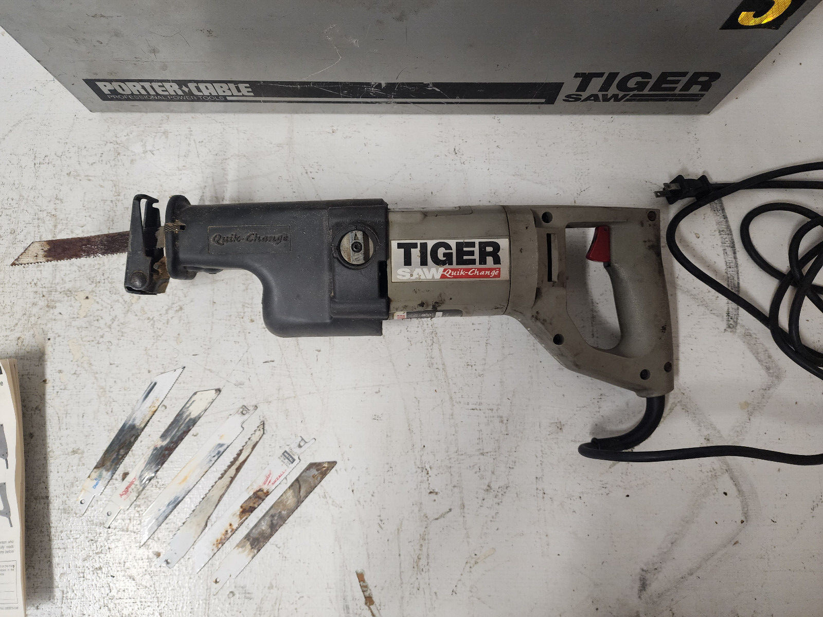 Porter Cable Tiger Saw Heavy Duty Corded Reciprocating Saw Model 737