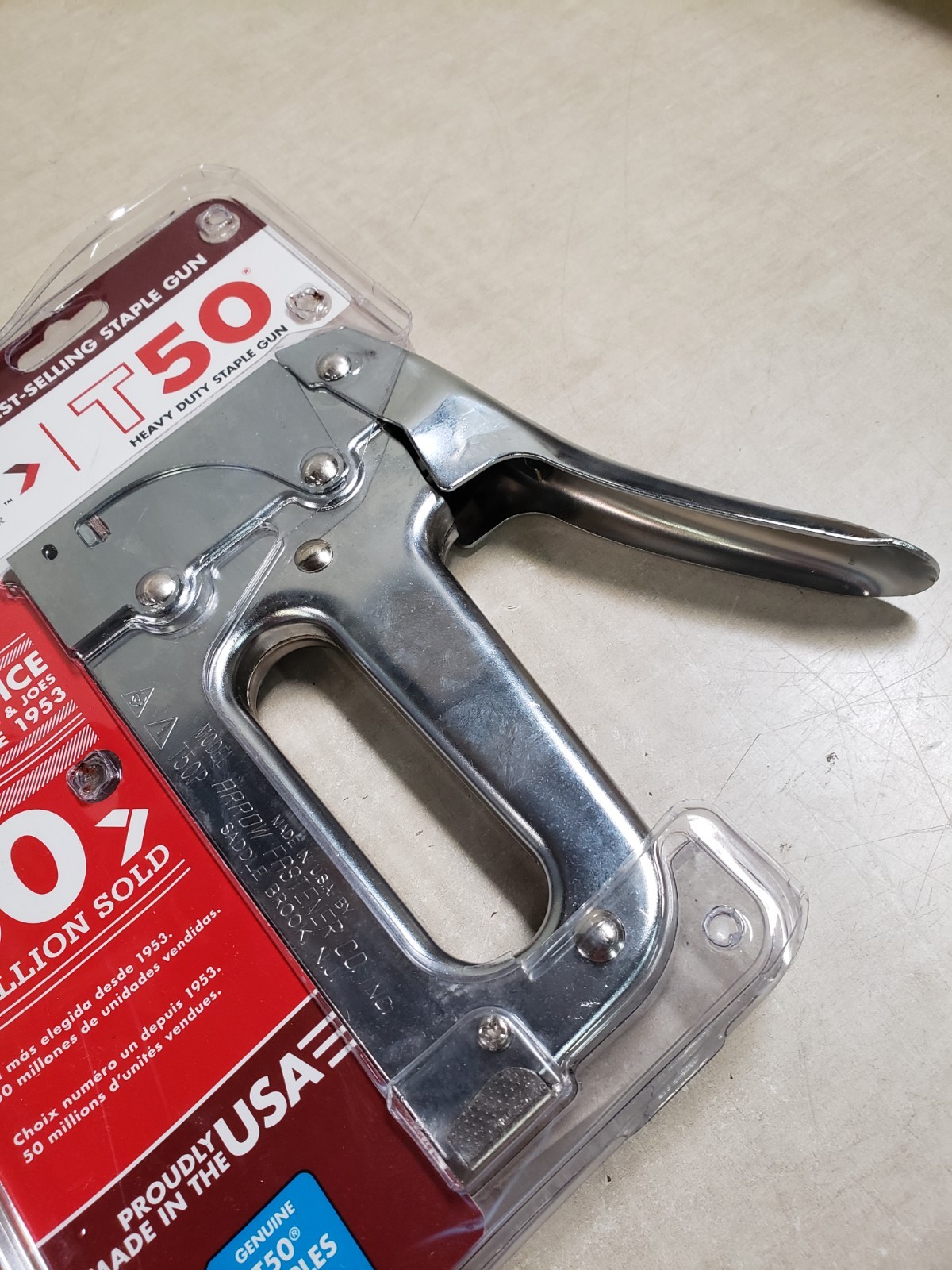 Lot of 2 – Arrow T50 Pro Heavy Duty Staple Gun