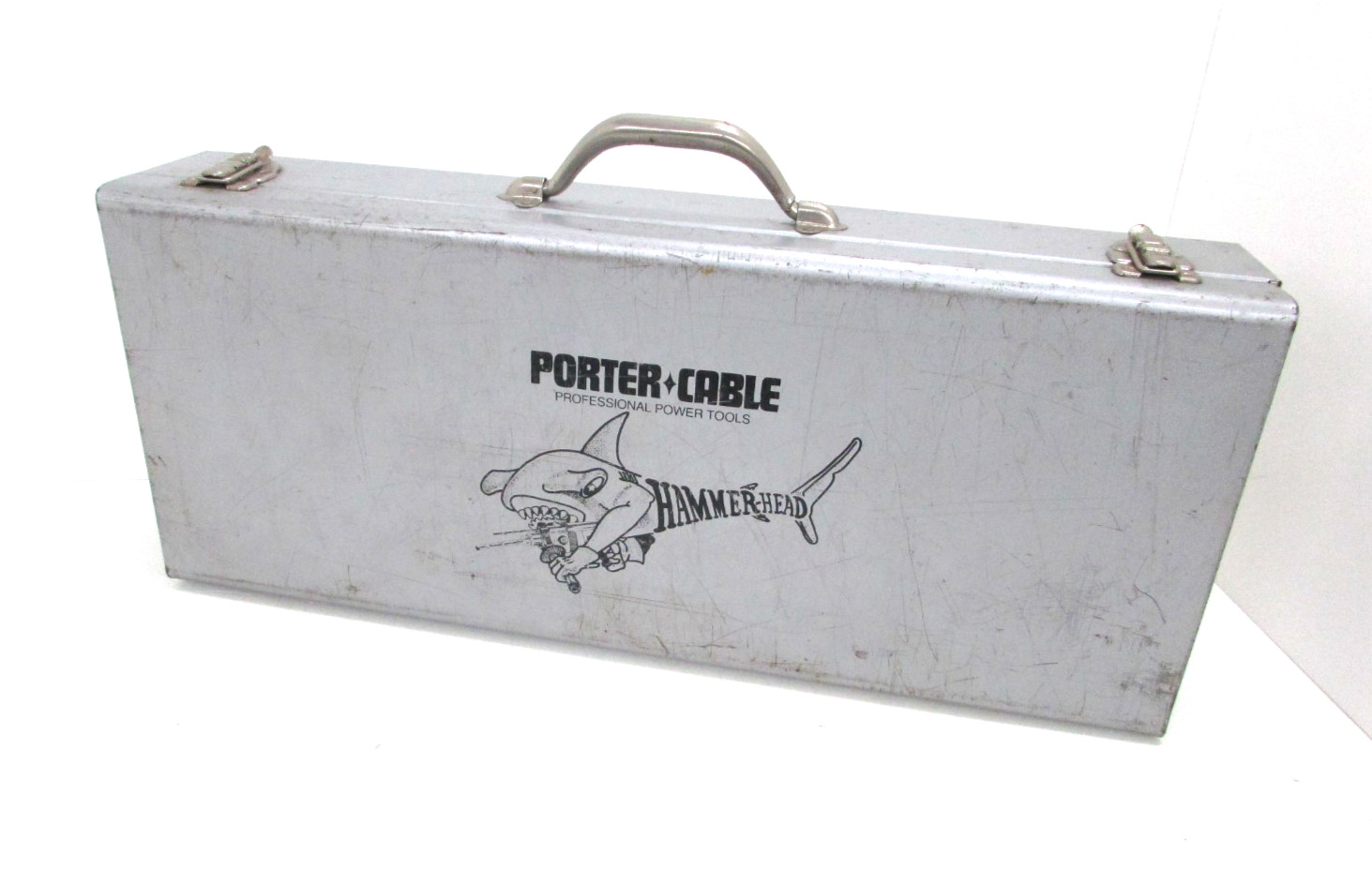 PORTER CABLE TOOLS 1/2” HD 2-SPEED HAMMER DRILL #7750, w/ SIDE HANDLE & CASE