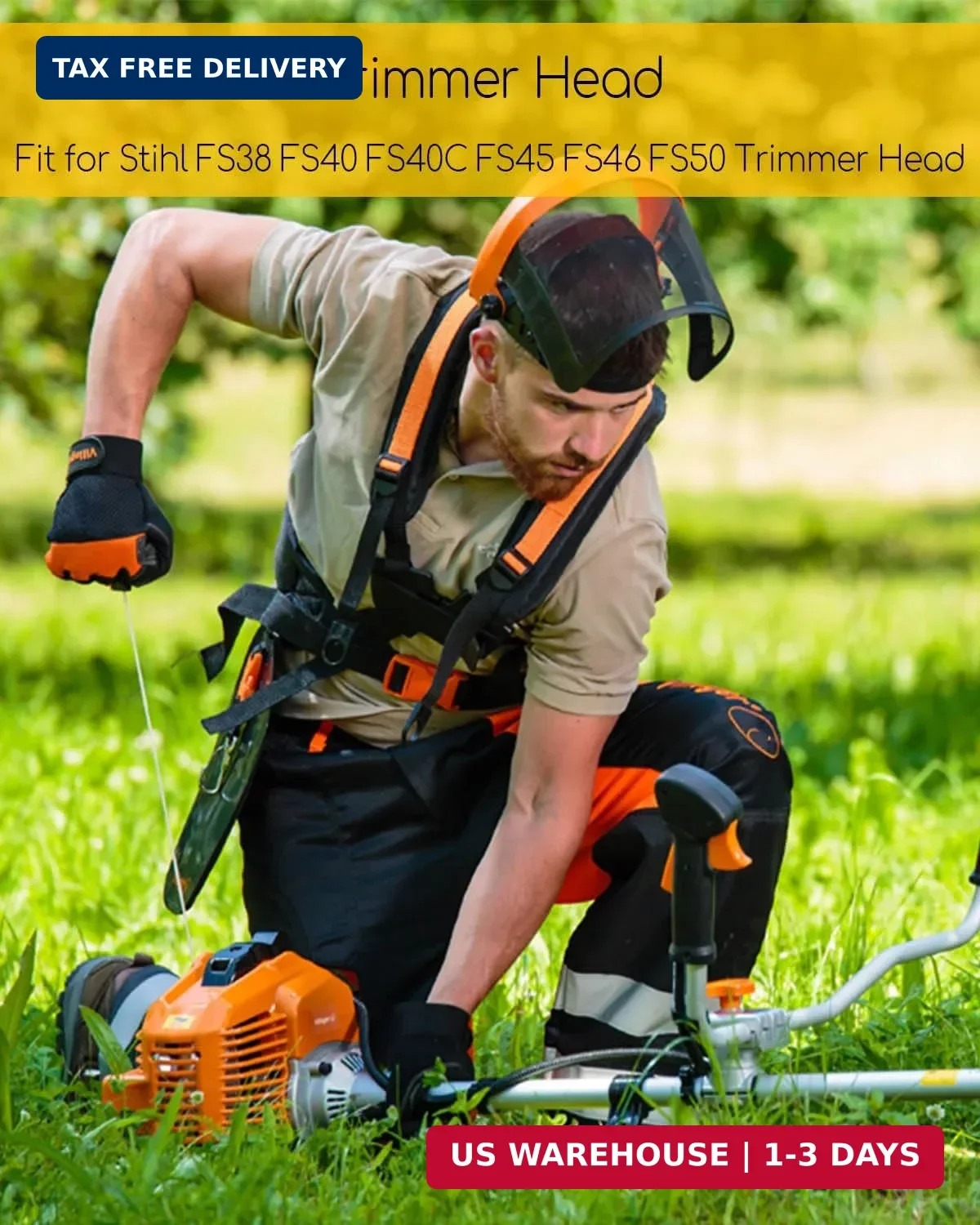 Trimmer Head Fit for Stihl FS38 FS40 FS45 FS50 AutoCut C6-2 Weed Eater Head | Re