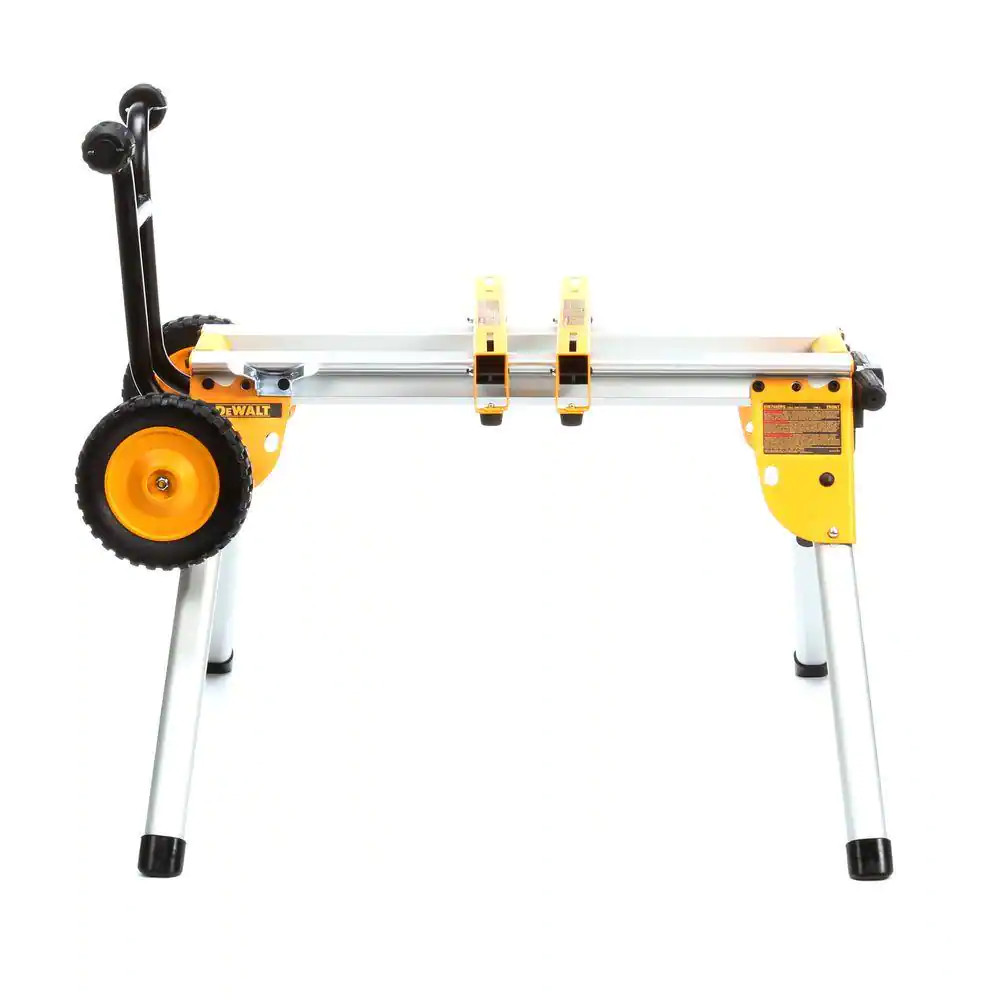 Rolling Table Saw Stand Heavy Duty Large Rubber Feet Lightweight Folding Legs