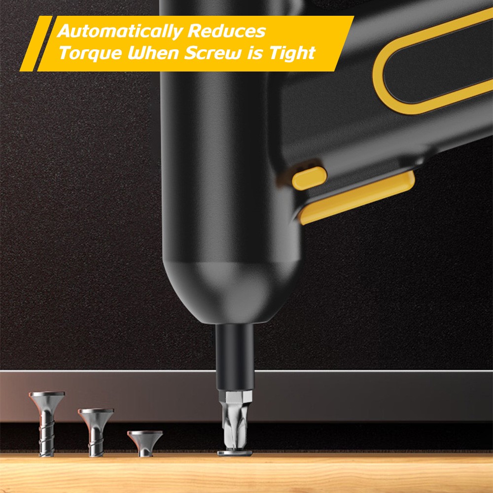 Mini Electric Screwdriver Drill Set USB Charging 1500mAh Rechargeable Cordless