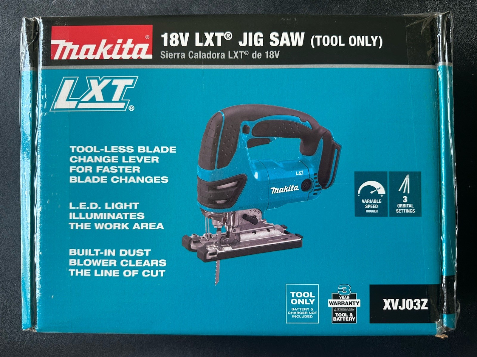 Makita XVJ03Z 18V LXT Cordless Jig Saw – Tool Only Brand New in Box