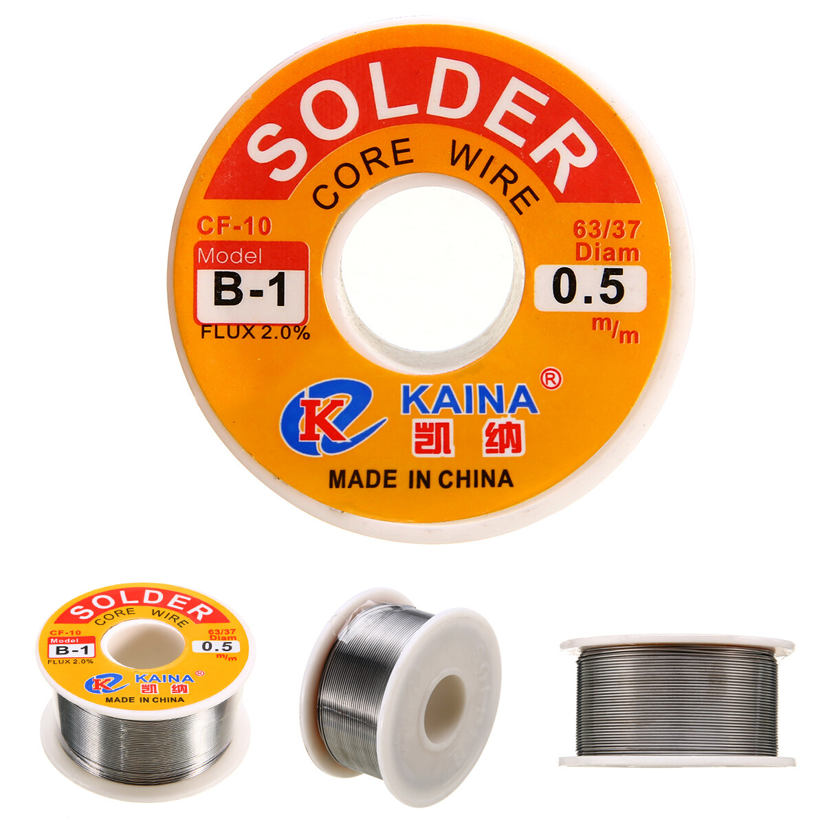 Rosin Core Solder Tin Flux 2% Soldering Iron Wire 0.5 – 2.0mm 50/100g