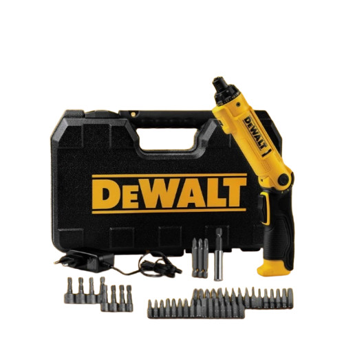 DEWALT DCF008 8V MAX Cordless Screwdriver Kit 45pc Bit Set 220V Plug New