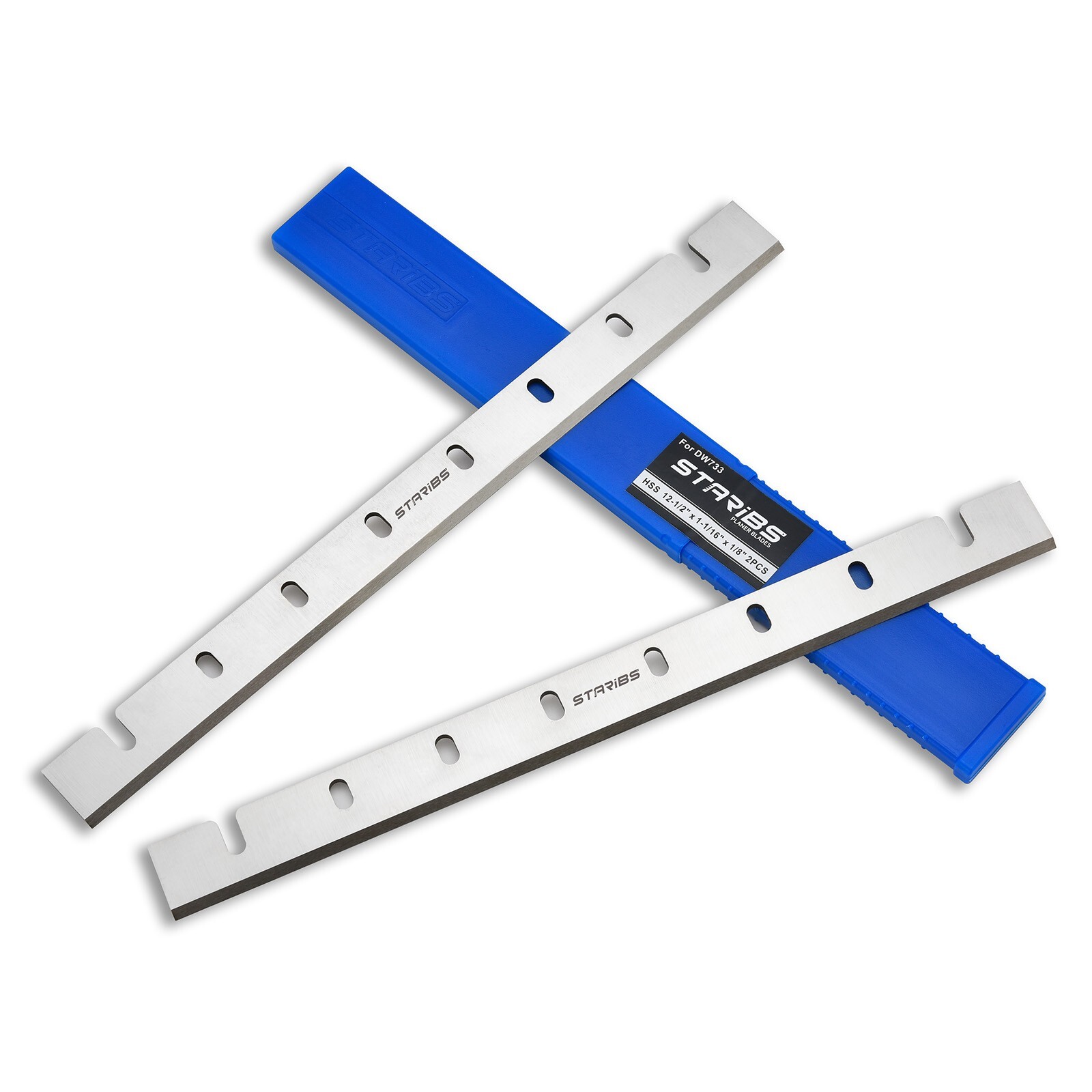 STARIBS 12-1/2&Prime; HSS Planing Blades Replacement for DeWalt DW7332 DW733 set of 2
