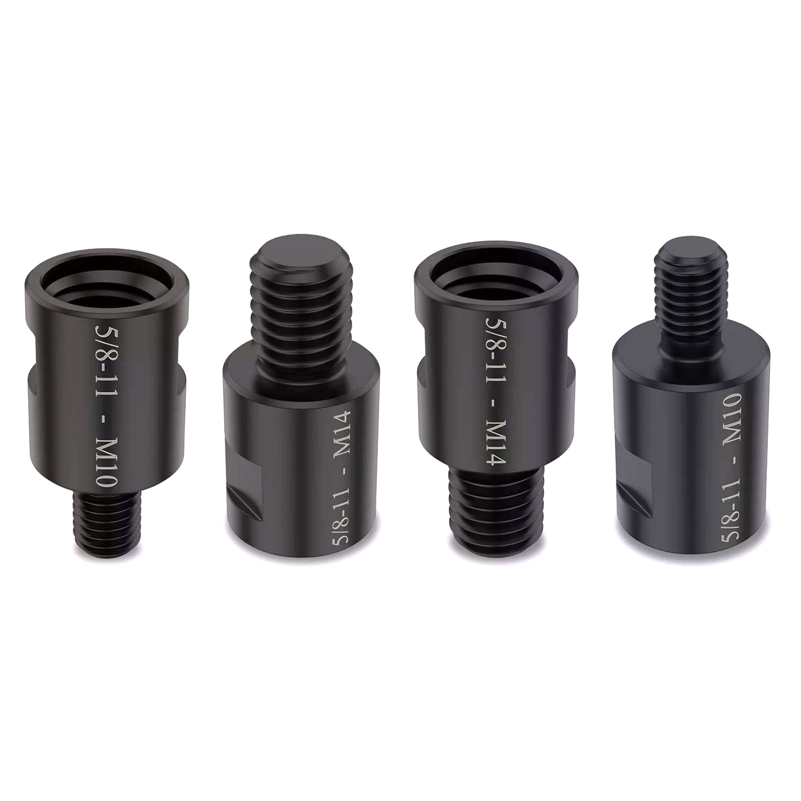 4x Adapter 5/8&Prime; 11 Female to M10/M14 Male for Angle Grinder Electric Drill Part