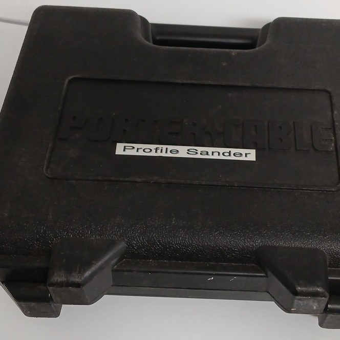 Porter-Cable Profile Sander Corded Electric Gray/Black w/ Case, Pads