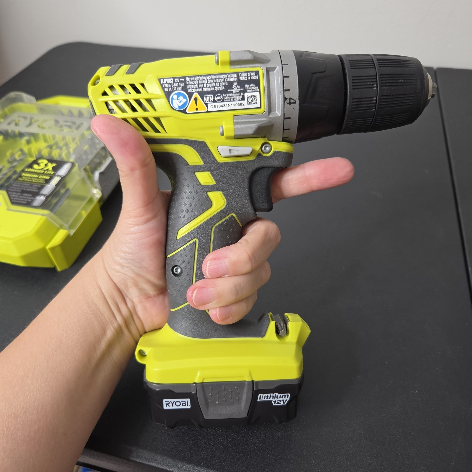 Ryobi 12V Compact Drill/Driver & 63! PC Drill & Impact Drive Set