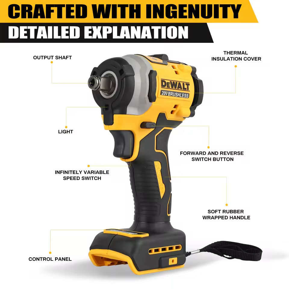 DeWalt DCF850 20V Brushless Impact Driver, Cordless Power Tool, Naked tool