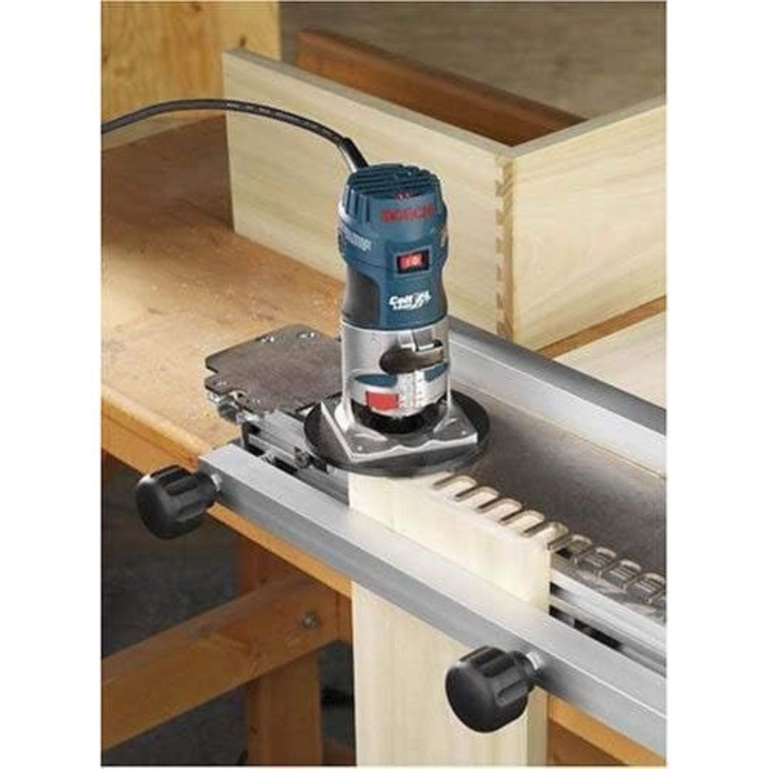 Bosch Colt Palm 5.7 Amp 1 HP Fixed Base Variable Speed Router with Edge Guide