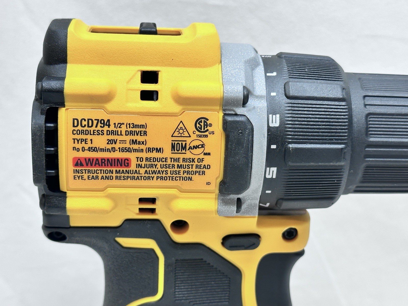 DEWALT DCD794B ATOMIC 20-Volt MAX Brushless 1/2 in. Drill Driver (TOOL ONLY)