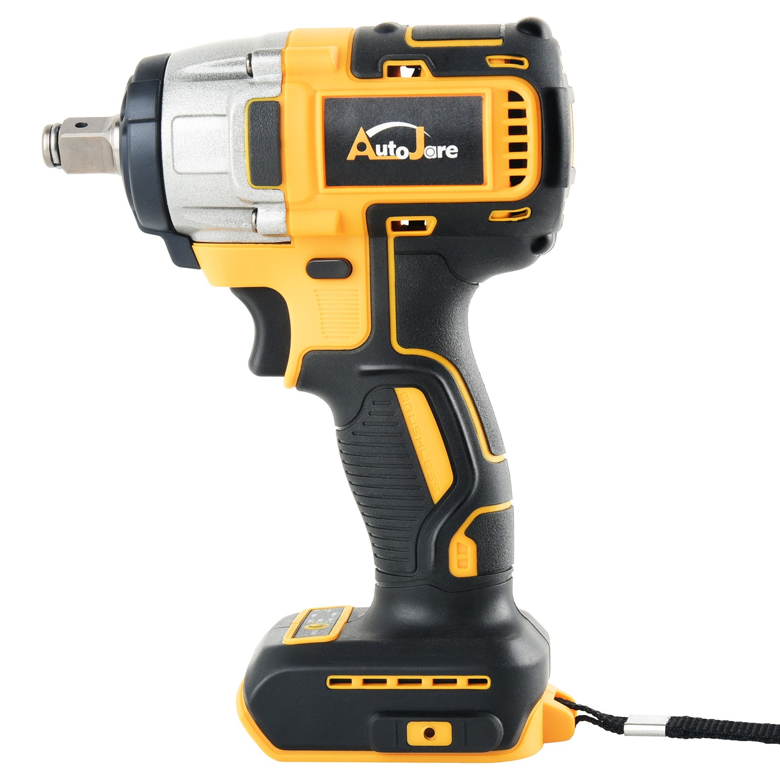 1/2&Prime; Brushless Cordless Impact Wrench for Dewalt 20V Max Battery (Tool Only)