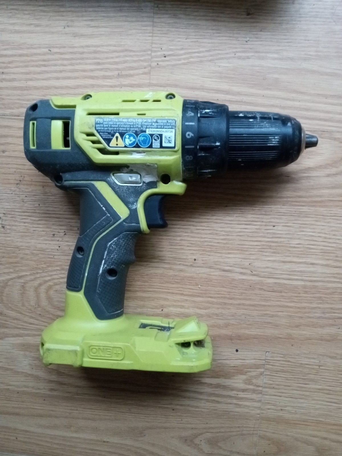 RYOBI P215 DRILL TOOL ONLY