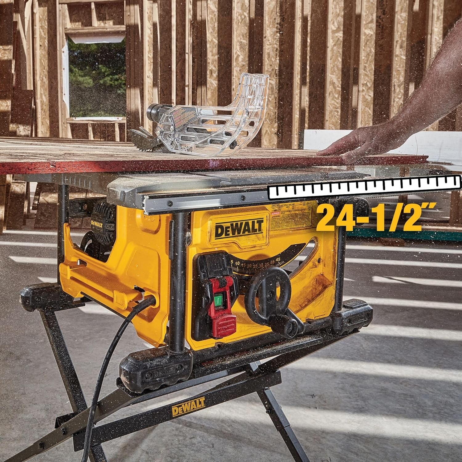 NEW DEWALT DWE7485 8.25-in 15 -Amp Portable Jobsite Table Saw