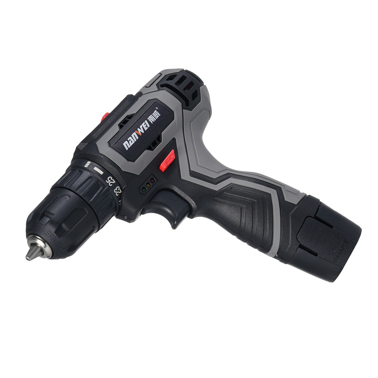 Cordless Drill Set 25+1 Torque 16.8V 2PC Battery US Plug For DIY Woodworking V1