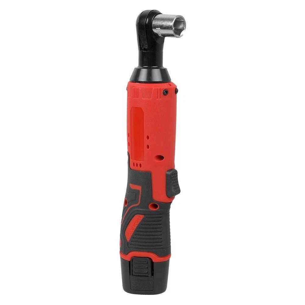 Electric Cordless Ratchet 3/8&Prime; Right Angle Wrench Impact Power Tool with Battery