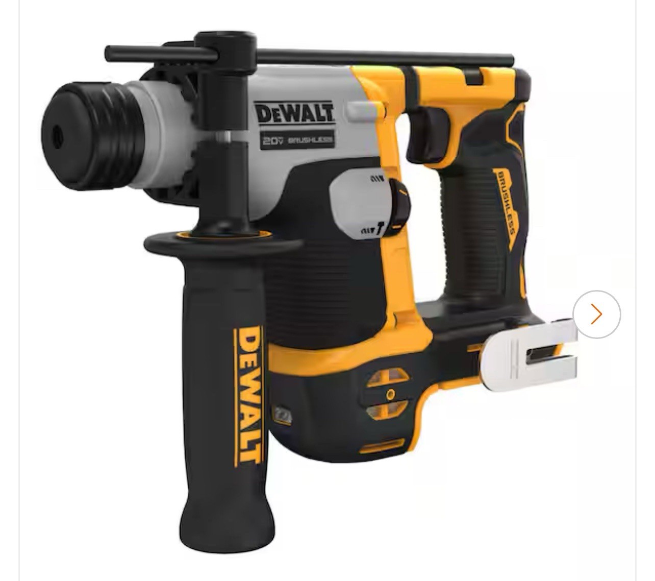 Dewalt DCH172B 20V Compact 5/8&Prime; Brushless SDS Plus Rotary Hammer Drill Tool Only