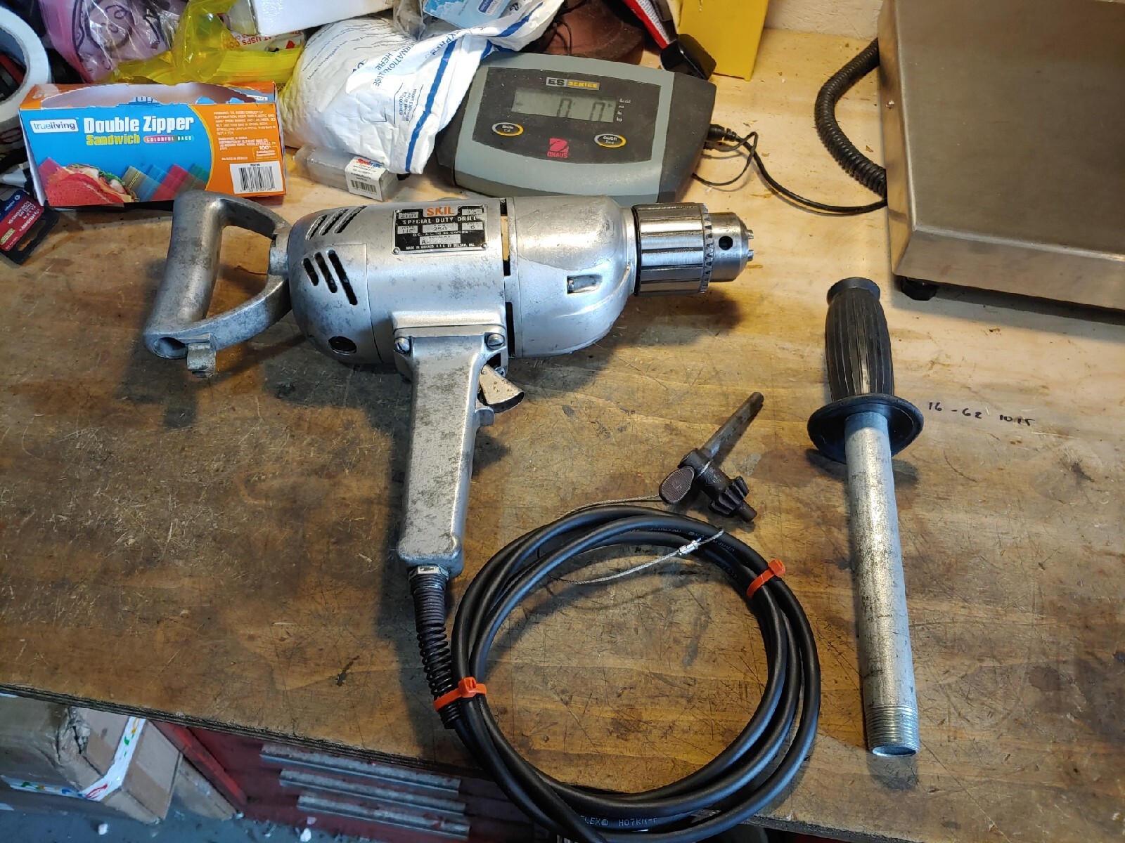 3/4 Skil Electric Drill 250 RPM USA