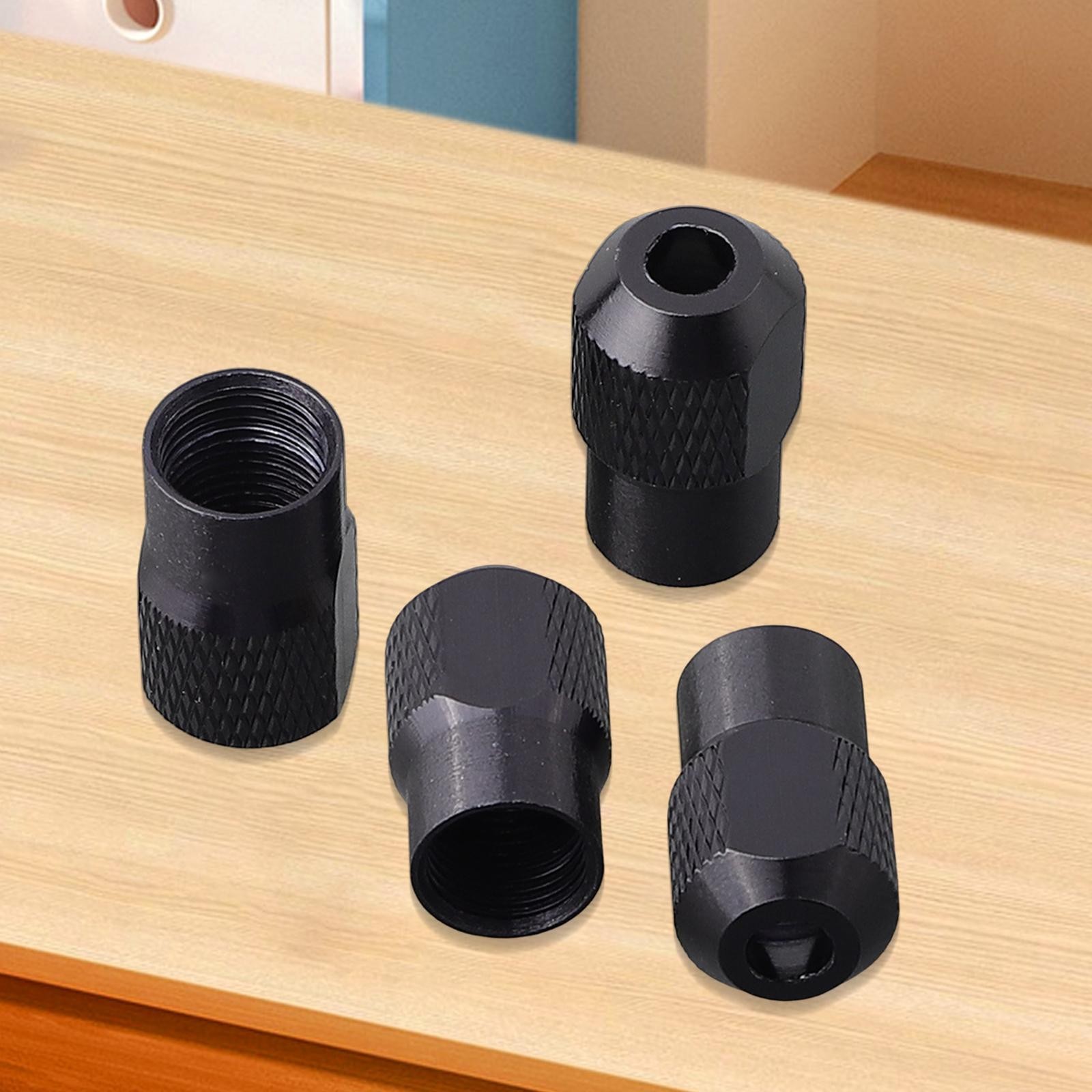 5 Pcs / Set for MINI Drill Chuck M8X0.75mm Zinc Alloy Chuck Nut Rotary Tool