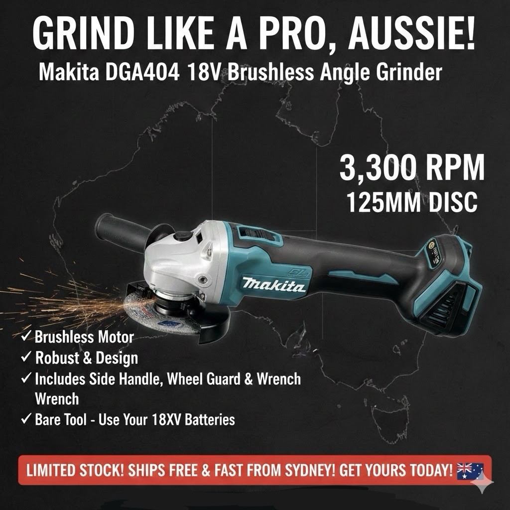 Makita DGA404 125mm Grinder Grinder Tool Wireless 18V Power Tools Electric Grind