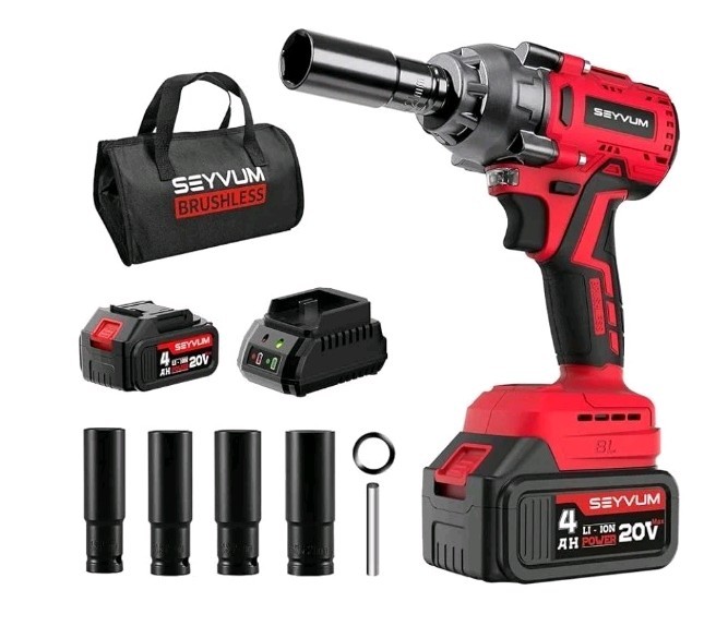 Impact Wrench,1/2&Prime; Impact Gun, Power Impact Driver Max Torque 320 Ft-lbs (430…