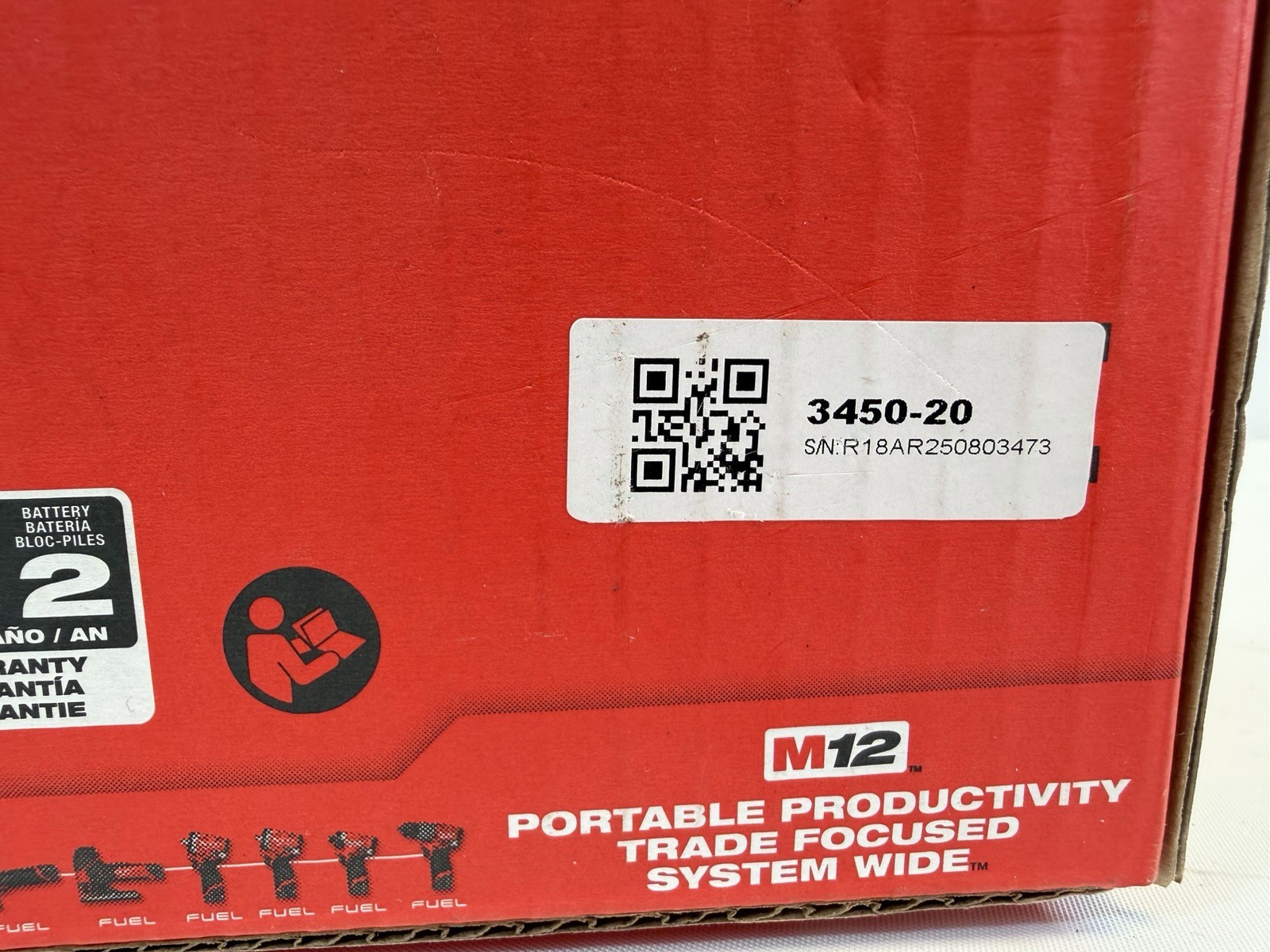 NEW Milwaukee Tool 3494-22 M12 Scpbl 2 Piece Combo Kit, (2) 2.0 Ah NEW
