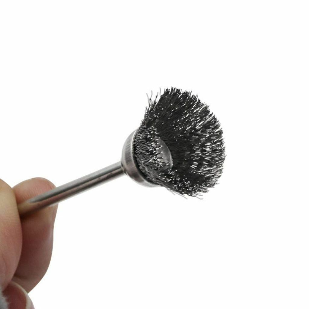 5-30PC Wire Brushes Stainless Steel Dremel Tool Rotary Die Grinder Removal Wheel