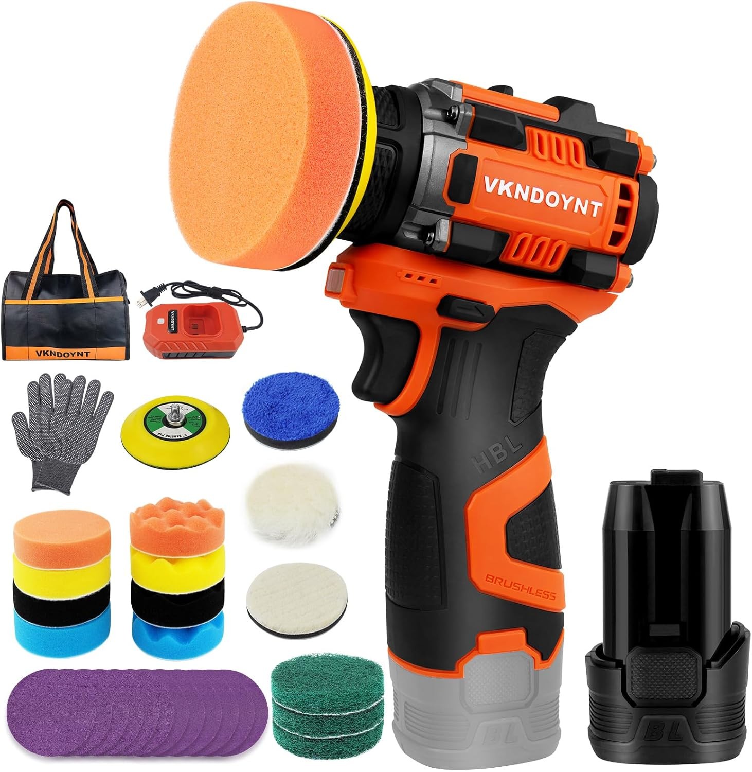 3in Mini Polisher Brushless Cordless 0-500/3000 RPM