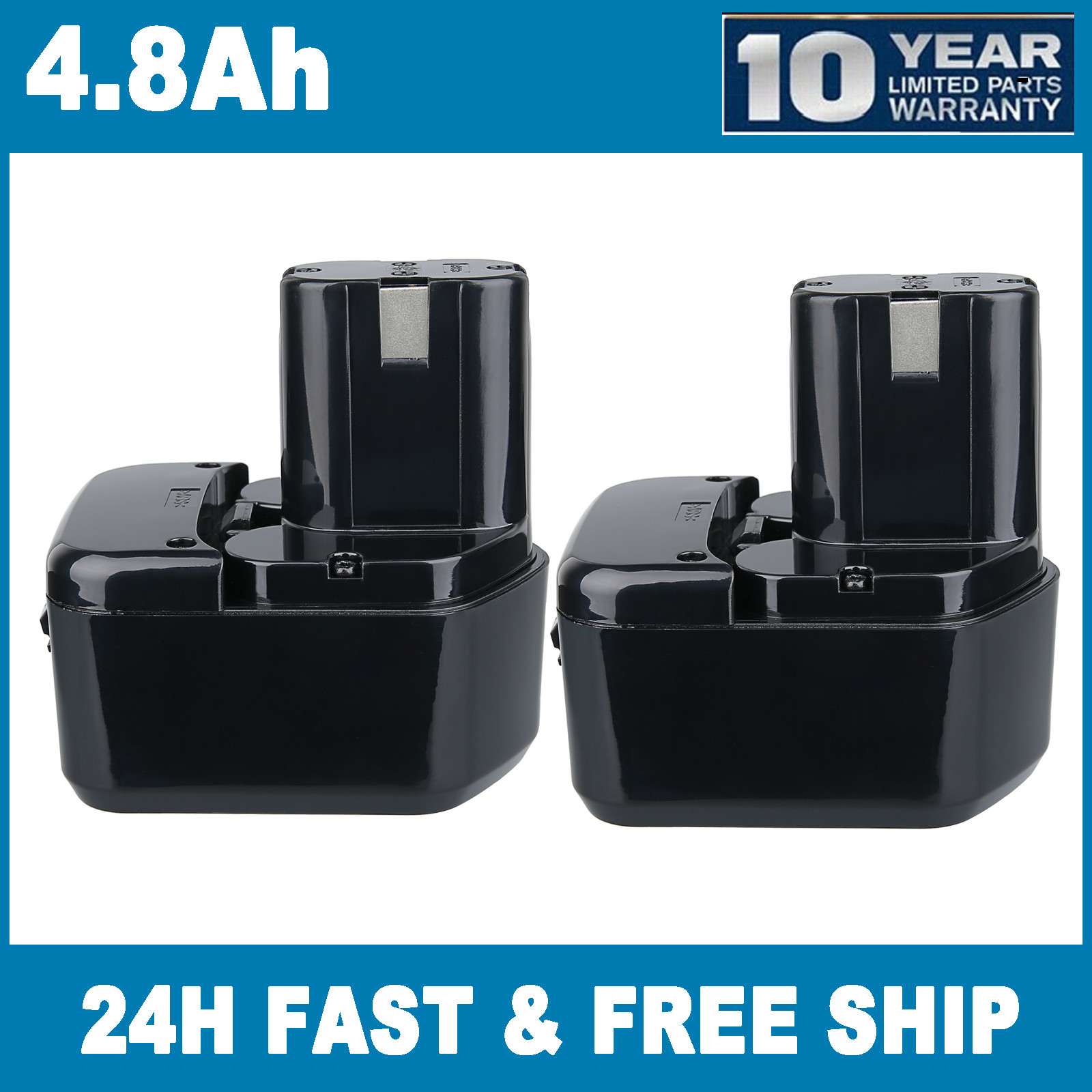 2)12V For HITACHI EB1220BL Battery EB1214S EB1212S DS FWH WH DH DN Series Drills