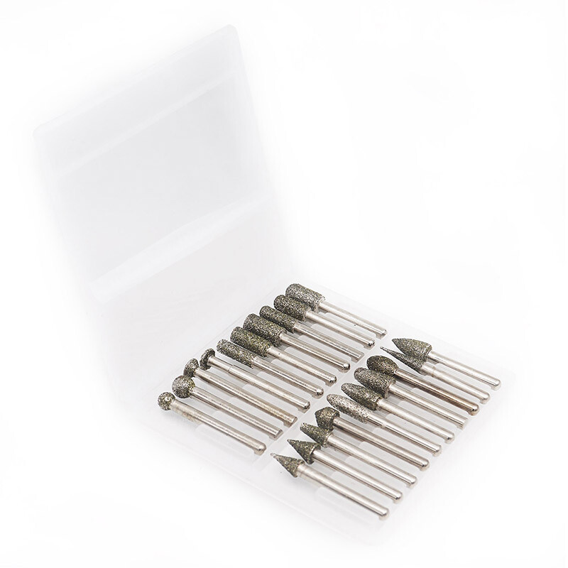 Diamond Grinding Cutting Carving Bit Set For Dremel Rotary Tool Stone Tile Glass
