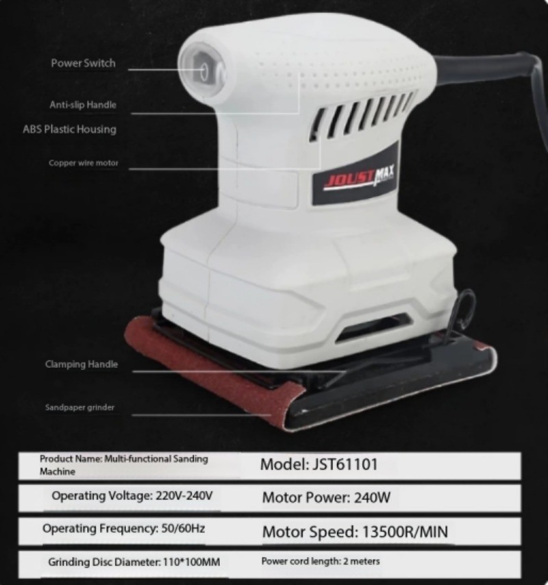 Sander, Small Grinder, Putty, Sandpaper, Wall, Wall Surface Polishing, Electric