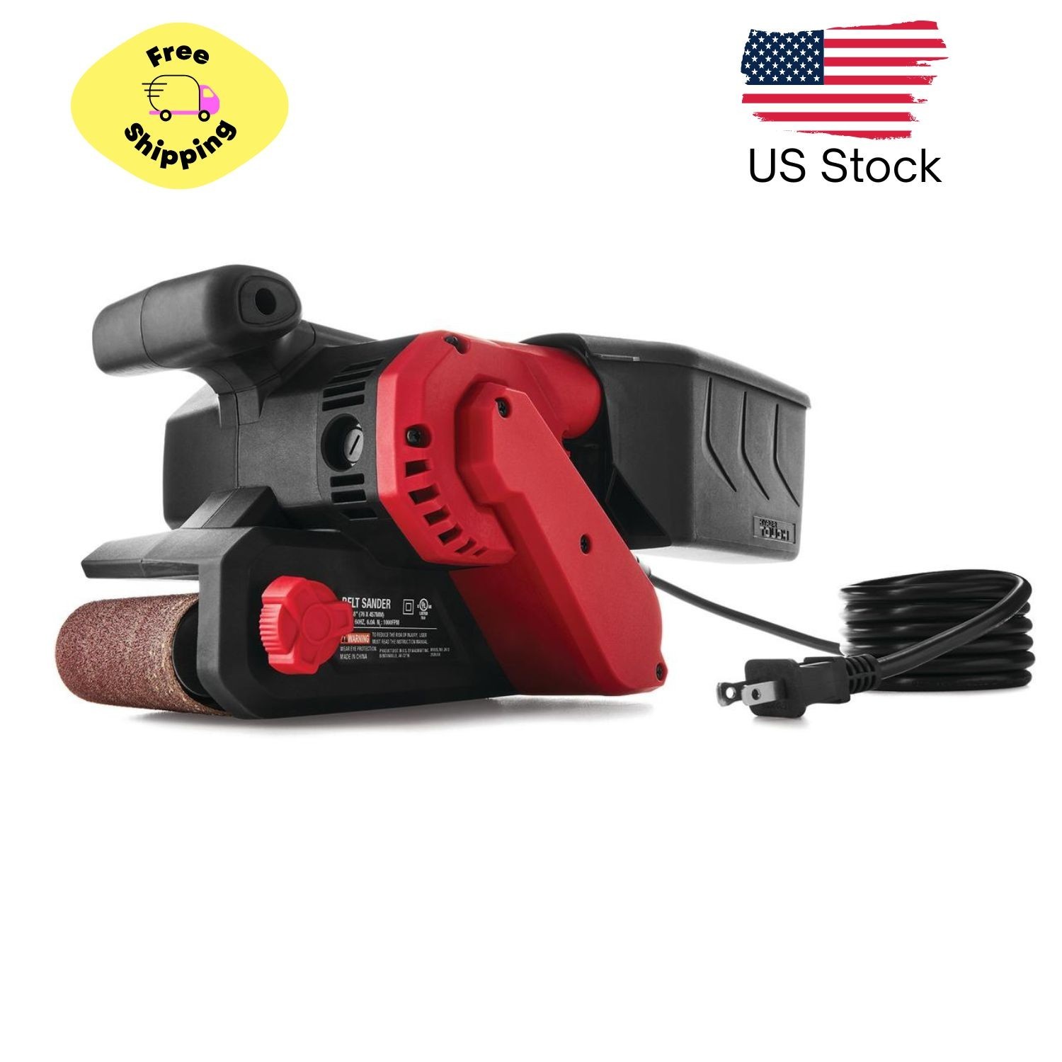 6-Amp Belt Sander, 3 x 18-inch, Corded