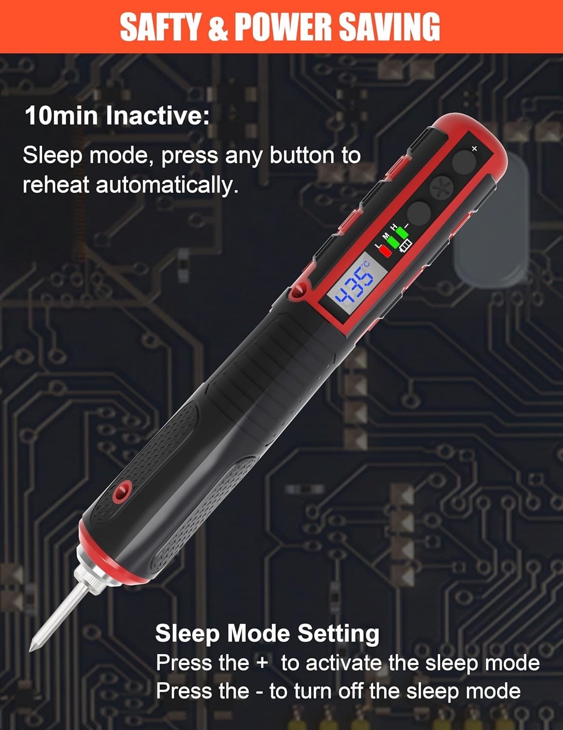 Lightweight Cordless Soldering Iron with Complete Pro Kit: Ready for Any Project
