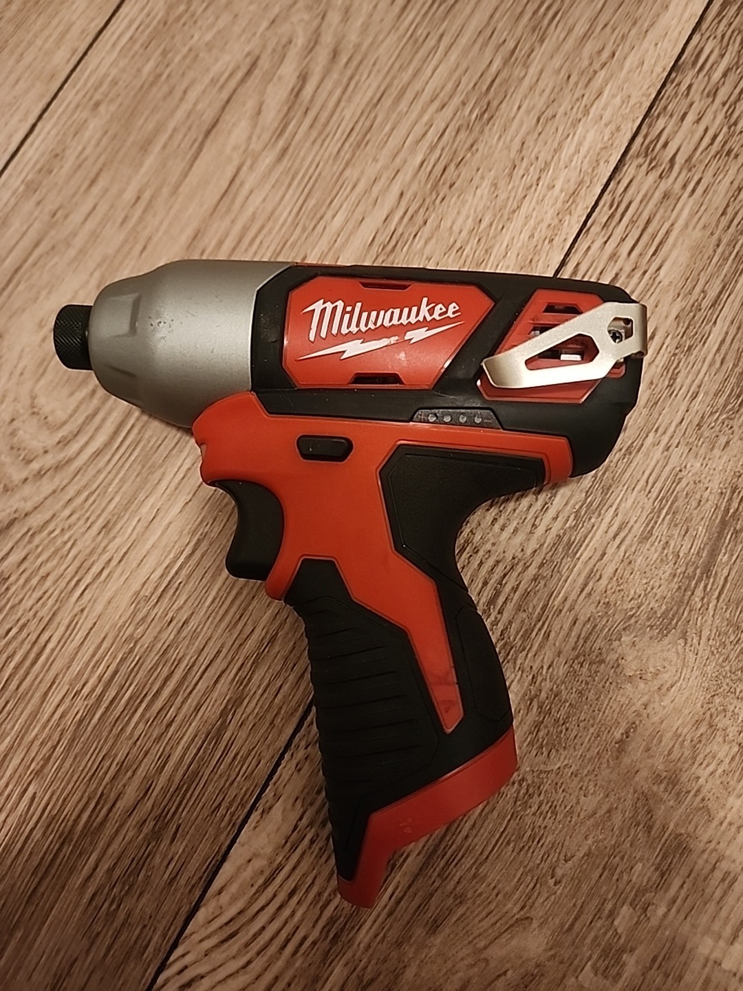 Milwaukee 2462-20 M12 12V 1/4&Prime; Impact Driver Red Compact Lightweight Keyless
