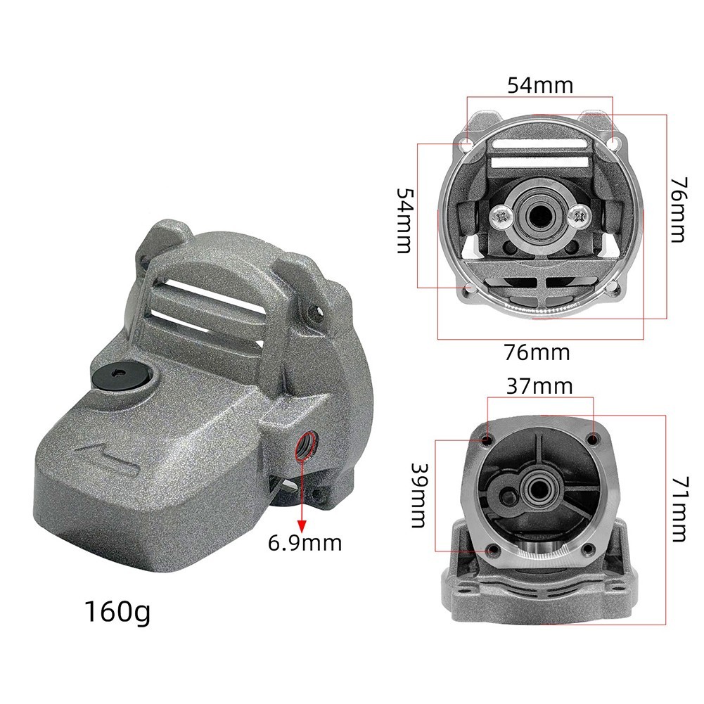 3110 3010 Angle Grinder Aluminum Head Shell Replaceable Power Tool Accessory