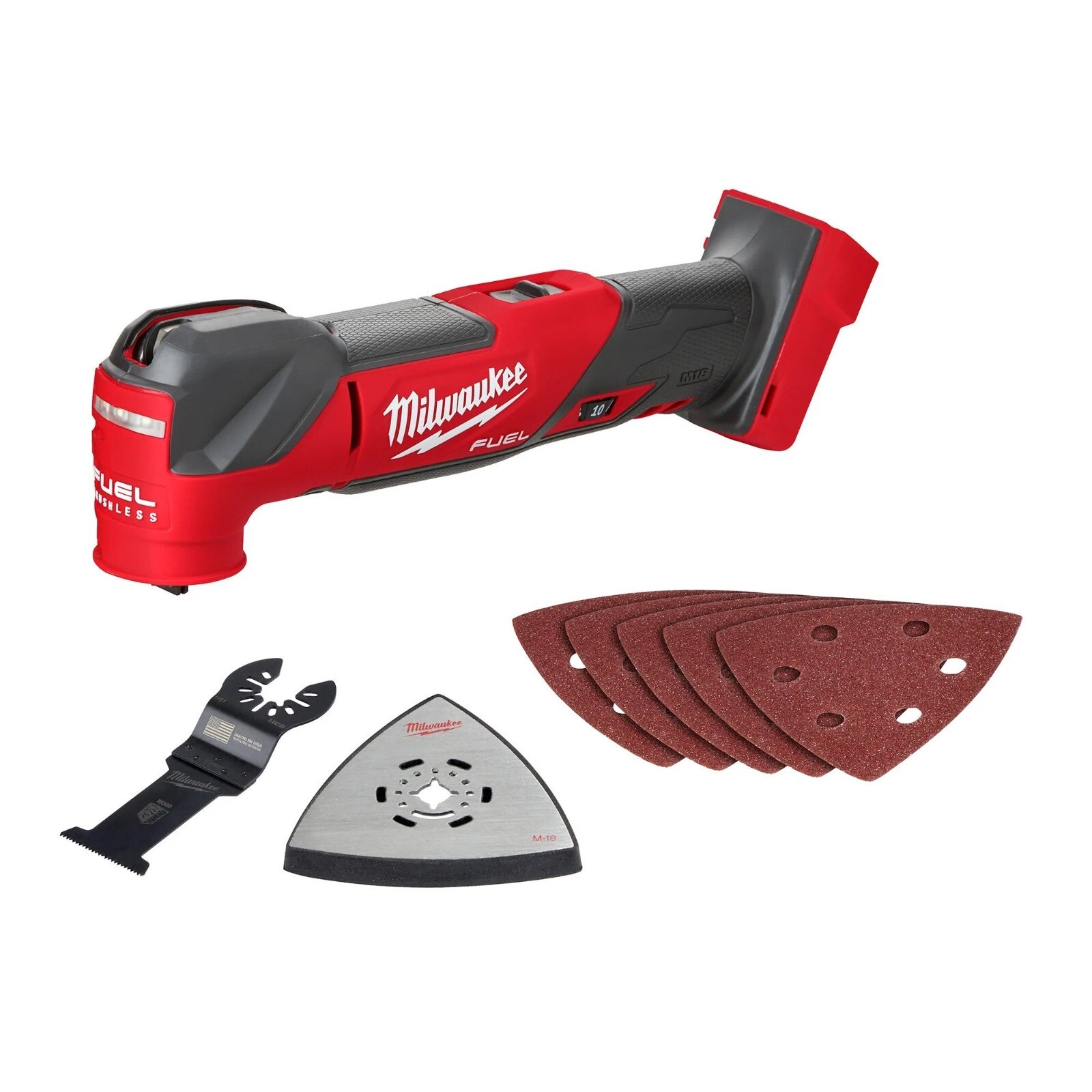 Milwaukee 2836-20 M18 FUEL 18V Li-Ion Cordless Brushless Oscillating Multi-Tool
