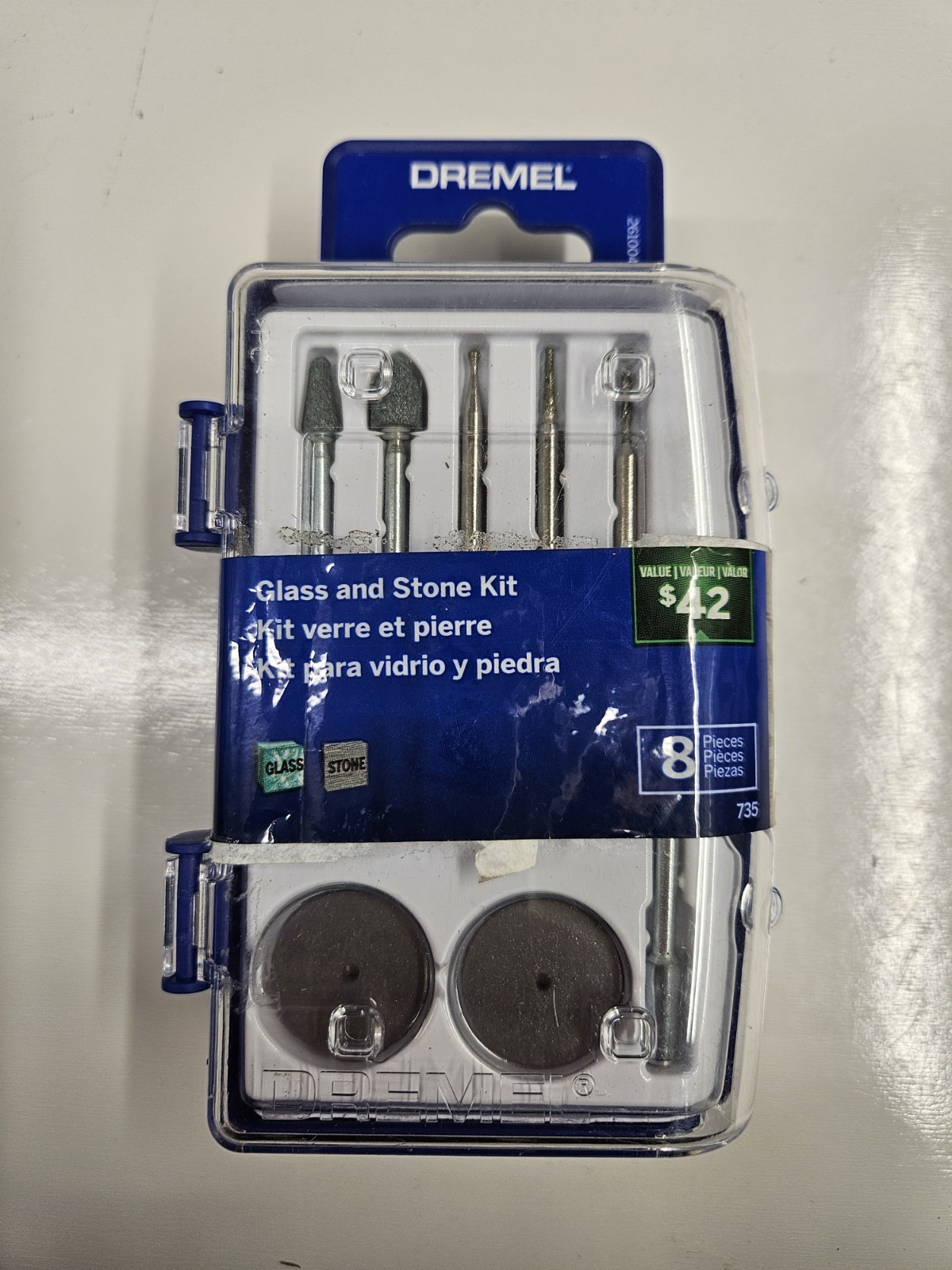 Dremel 735 Glass and Stone Rotary Tool Accessory 8 Piece Kit