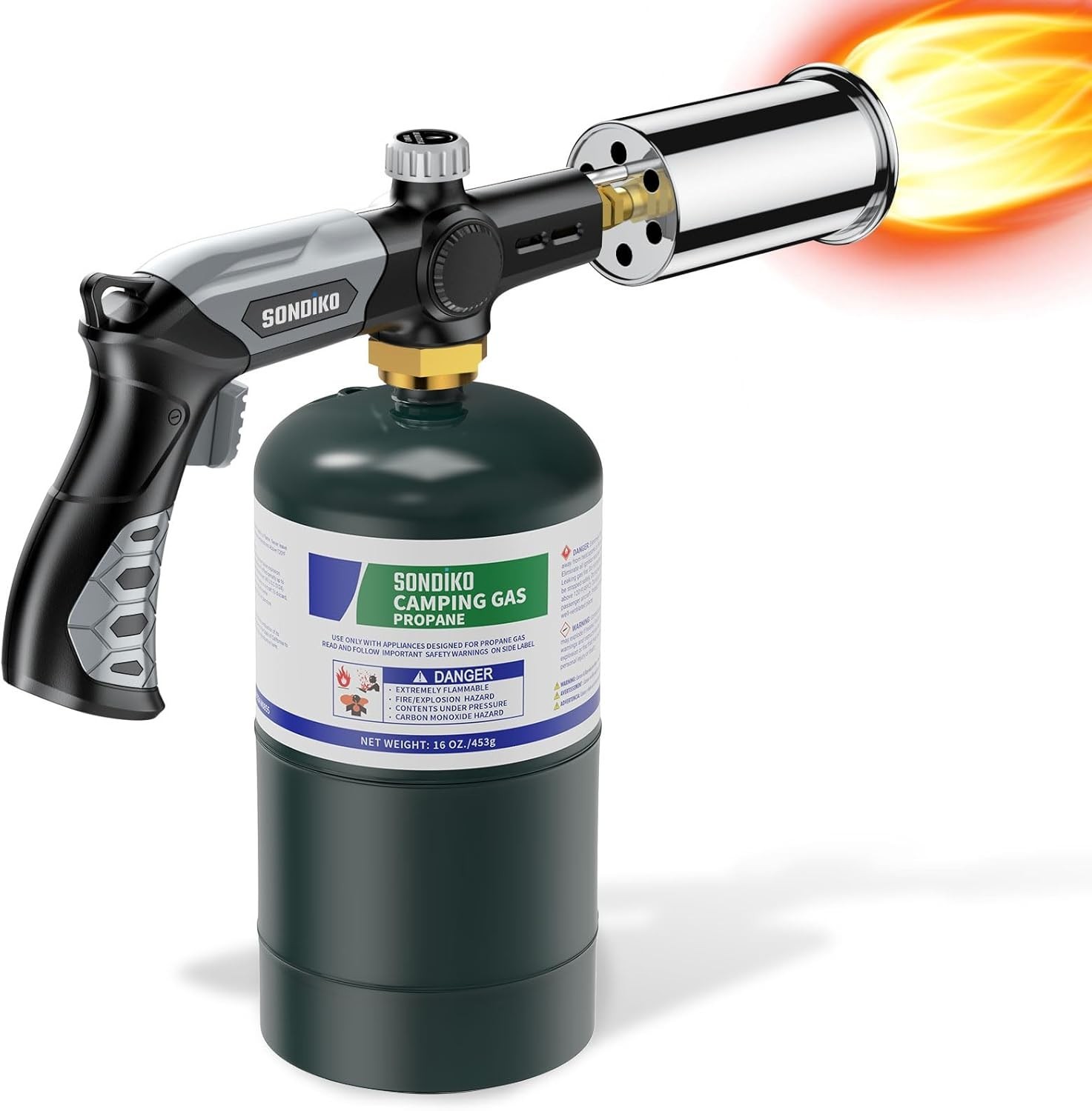 Powerful Grill & Cooking Propane Torch L8010, Sous Vide, Welding Torch, Adjus…