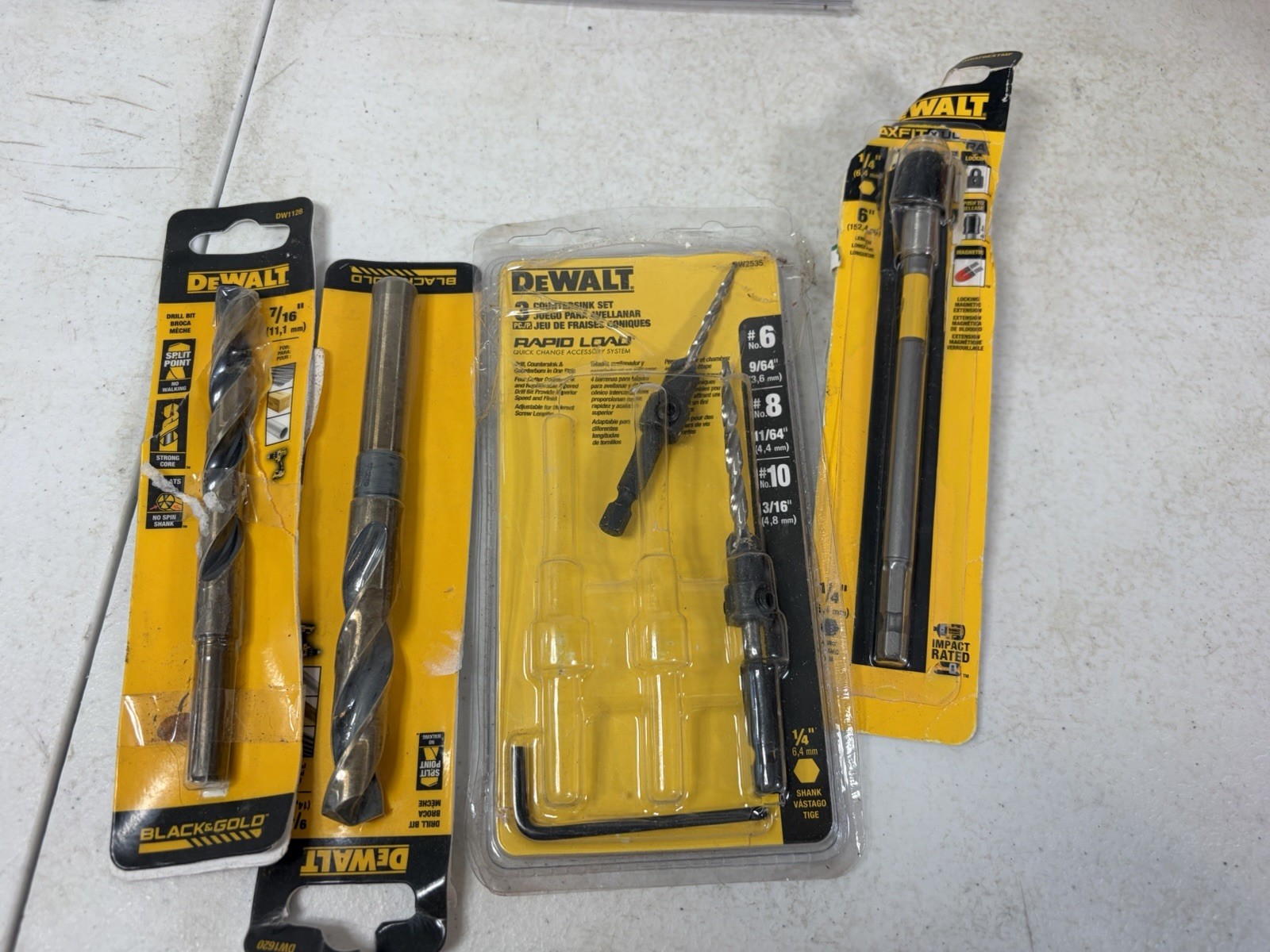 DEWALT Goodie Box – Full of miscellaneous Dewalt small items – New and Used